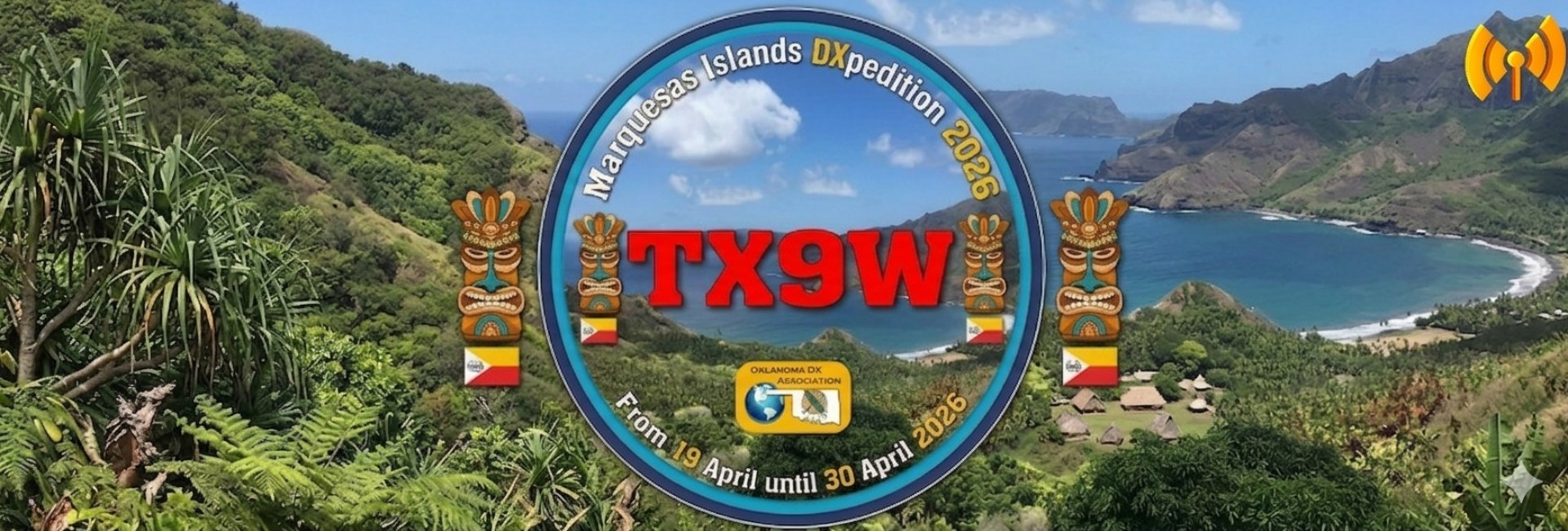 TX9W - Marquesas Islands DXpedition 