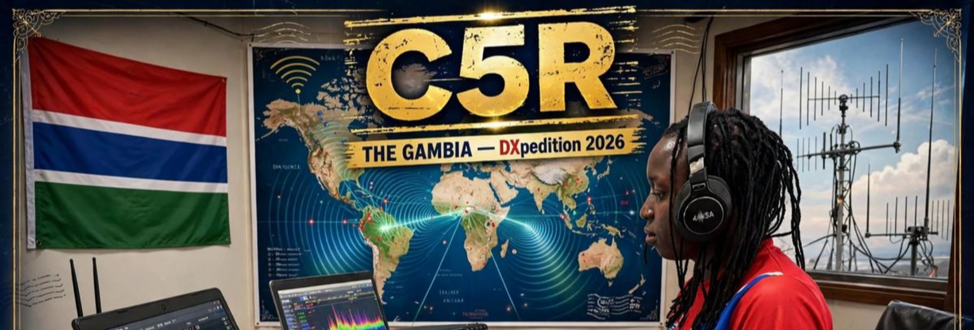C5R Gambia DXpedition 1 Ekim - 4 Kasım 2026 CQWW SSB katıalcak