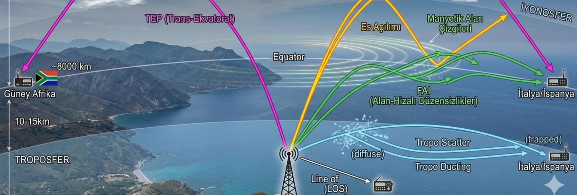 VHF Propagasyon Türleri