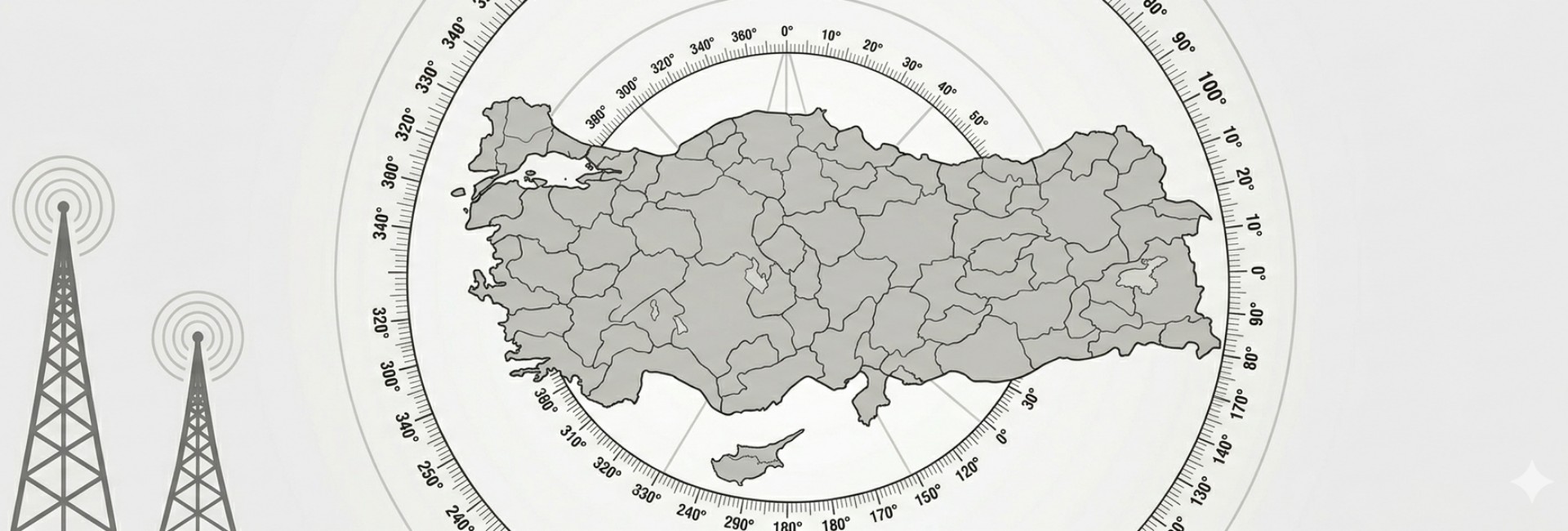 TA Bölge Haritası - Amatör Çağrı İşaretleri Ön Ek Haritası 